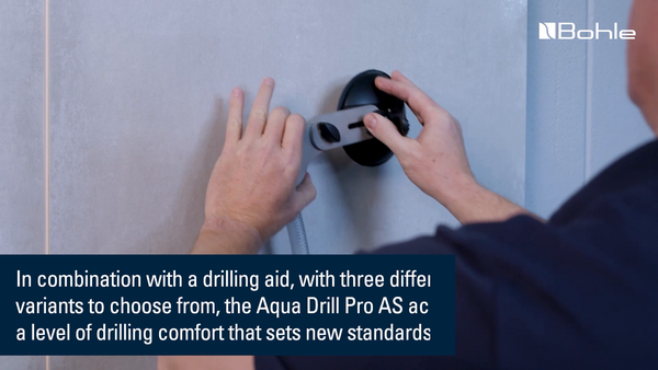 Aqua Drill Pro AS - Cordless wet drilling machine